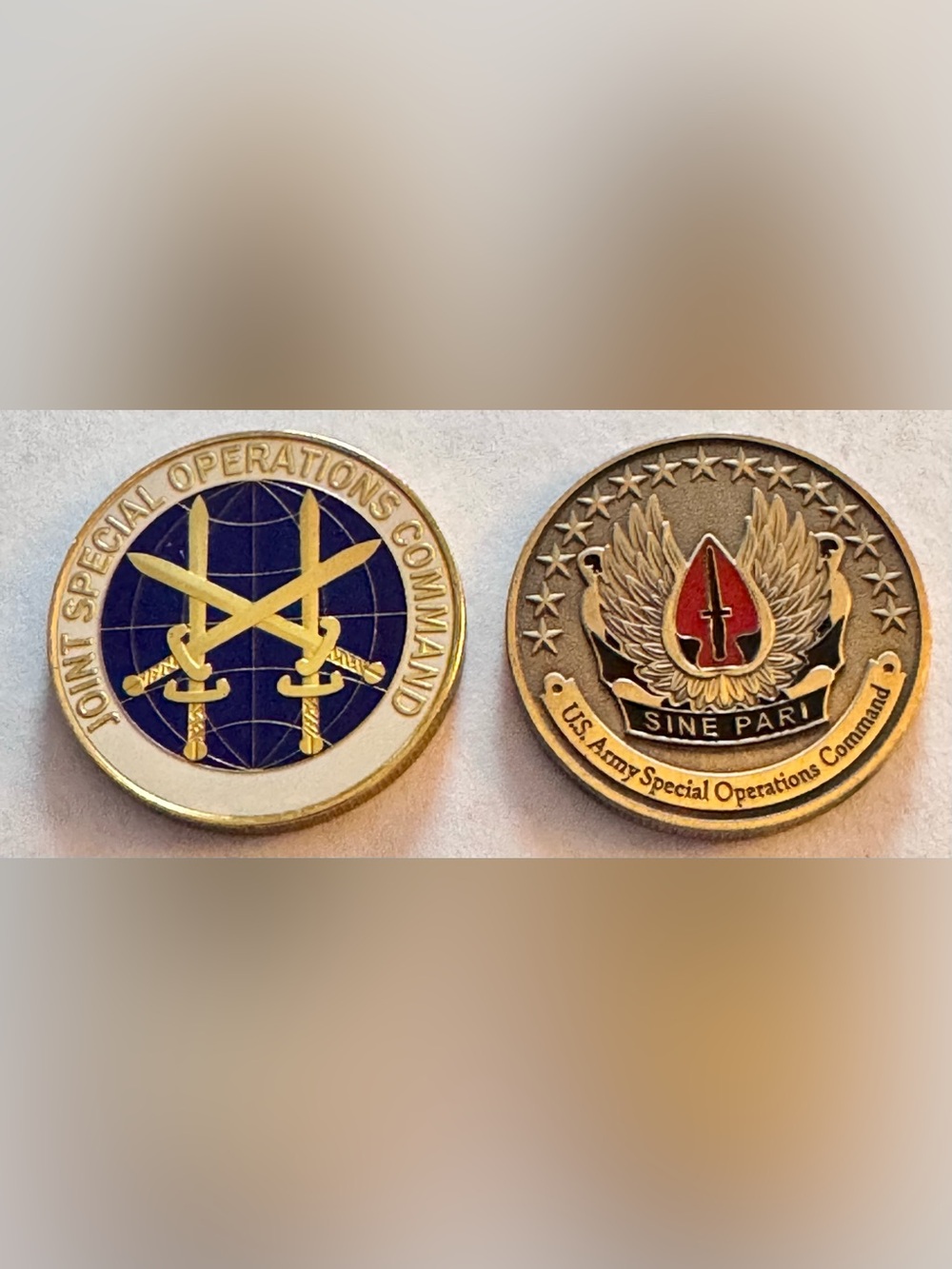 Special Operations Command Challenge Coin - Picture 3 of 3